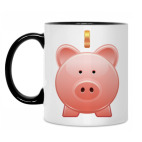 Кружка двухцветная