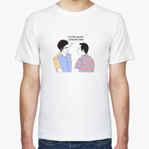 Футболка с принтом Два с половиной человека