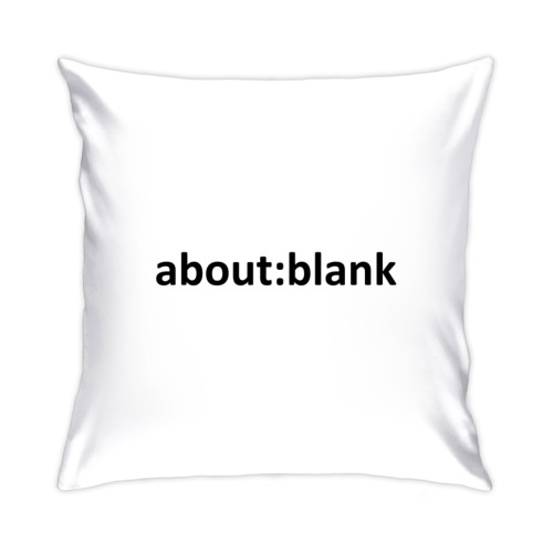 Подушка с принтом для айтишника