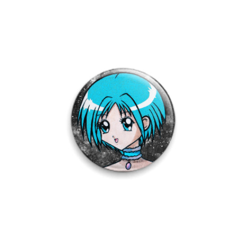 Значок 25мм с принтом Аниме Токийская кошечка