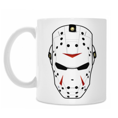 Кружка с принтом Хоккейная Маска Джейсона