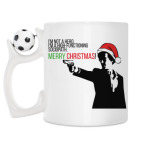 Кружка с футбольным мячиком