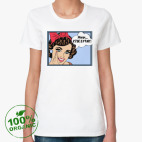 Женская футболка органик