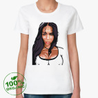 Женская футболка органик