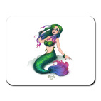 Коврик для мыши &#039;Готичная русалочка&#039;