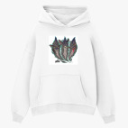 Толстовка худи оверсайз