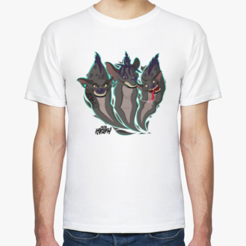 Футболка с принтом Гиены