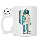 Кружка с футбольным мячиком
