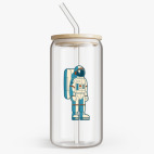 Банка с бамбуковой крышкой