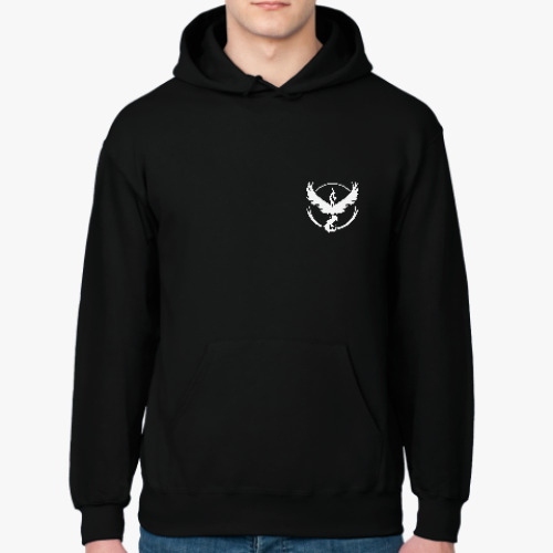 Толстовка худи с принтом Pokemon Go - Team Valor