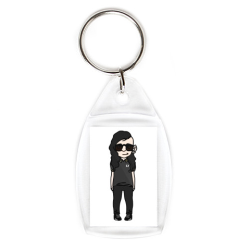 Брелок с принтом Skrillex