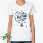 Женская футболка органик