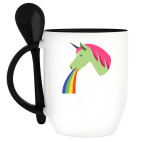 Кружка с ложкой