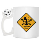 Кружка с футбольным мячиком