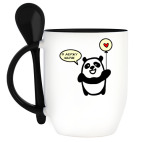 Кружка с ложкой