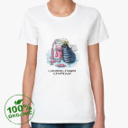 Женская футболка органик