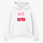 Толстовка худи оверсайз