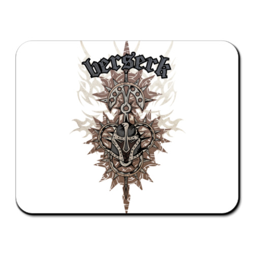 Коврик для мыши с принтом berserk