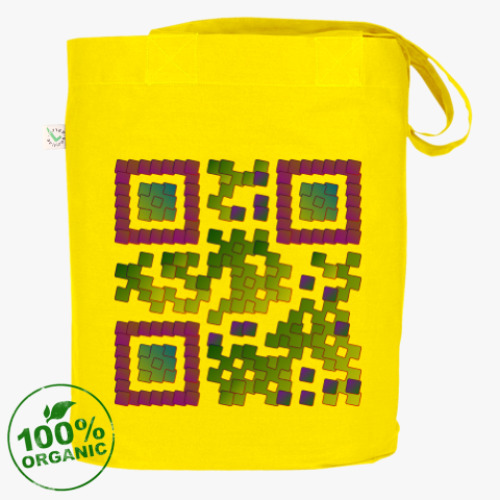 Сумка шоппер с принтом «QR-пустышка»