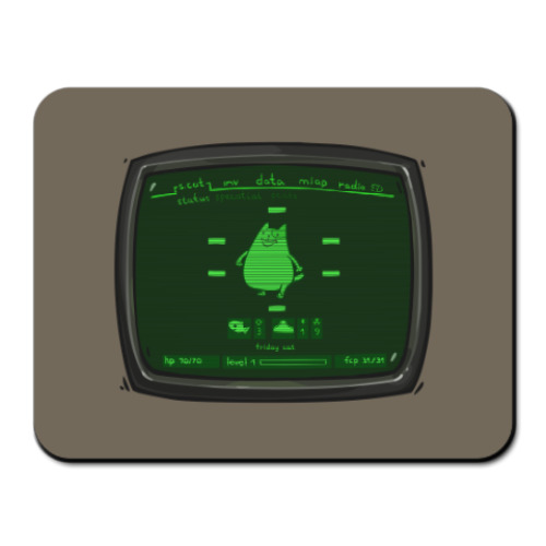 Коврик для мыши Пипкот — Пятничный Котик №31