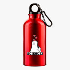 Металлическая бутылка 400 мл UV-DTF