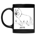 Кружка цветная UV-DTF