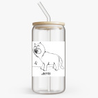 Банка с бамбуковой крышкой