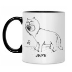 Кружка двухцветная