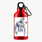 Металлическая бутылка 400 мл UV-DTF