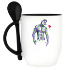 Кружка с ложкой