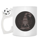 Кружка с футбольным мячиком