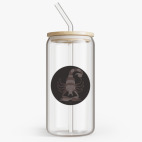 Банка с бамбуковой крышкой