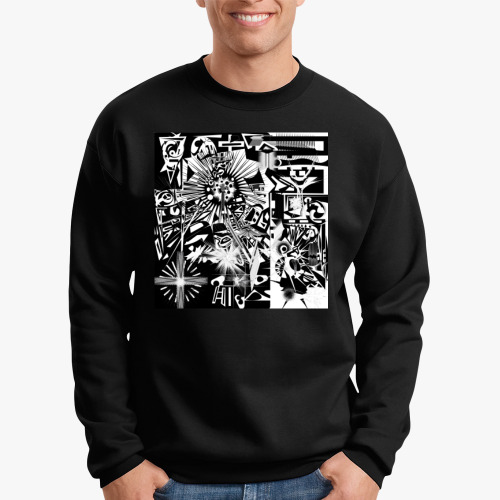 Свитшот с принтом Анти материя