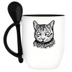 Кружка с ложкой