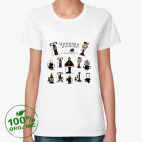 Женская футболка органик