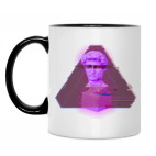 Кружка двухцветная