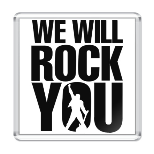 Магнит Фредди Меркури. Рок музыка