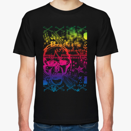 Футболка Be grunge! Гранж. Взрыв цвета.