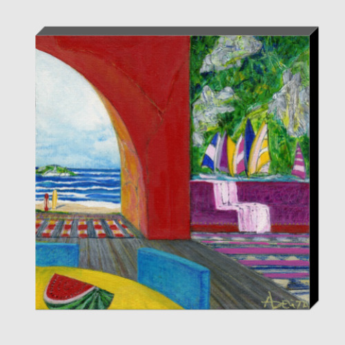 Холст с принтом Rio de Janeiro