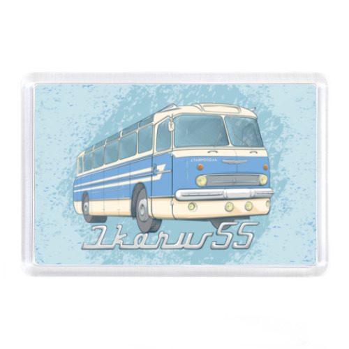 Магнит с принтом IKARUS 55