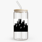 Банка с бамбуковой крышкой