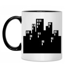 Кружка двухцветная