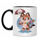 Кружка двухцветная