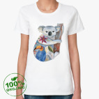 Женская футболка органик