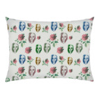 девушка и розы паттерн