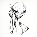 смешной пришелец (funny alien)