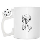 Кружка с футбольным мячиком