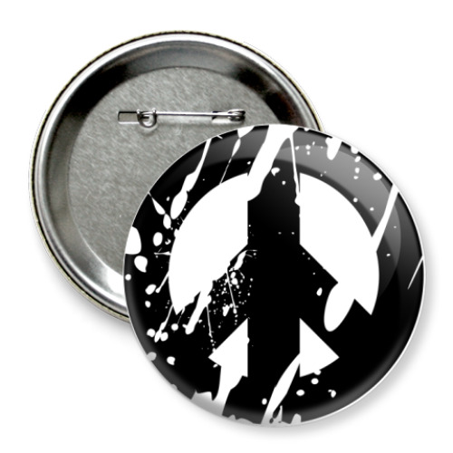 Значок 75мм с принтом Make!