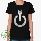 Женская футболка органик