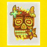 Череп и черепушки-бабочки